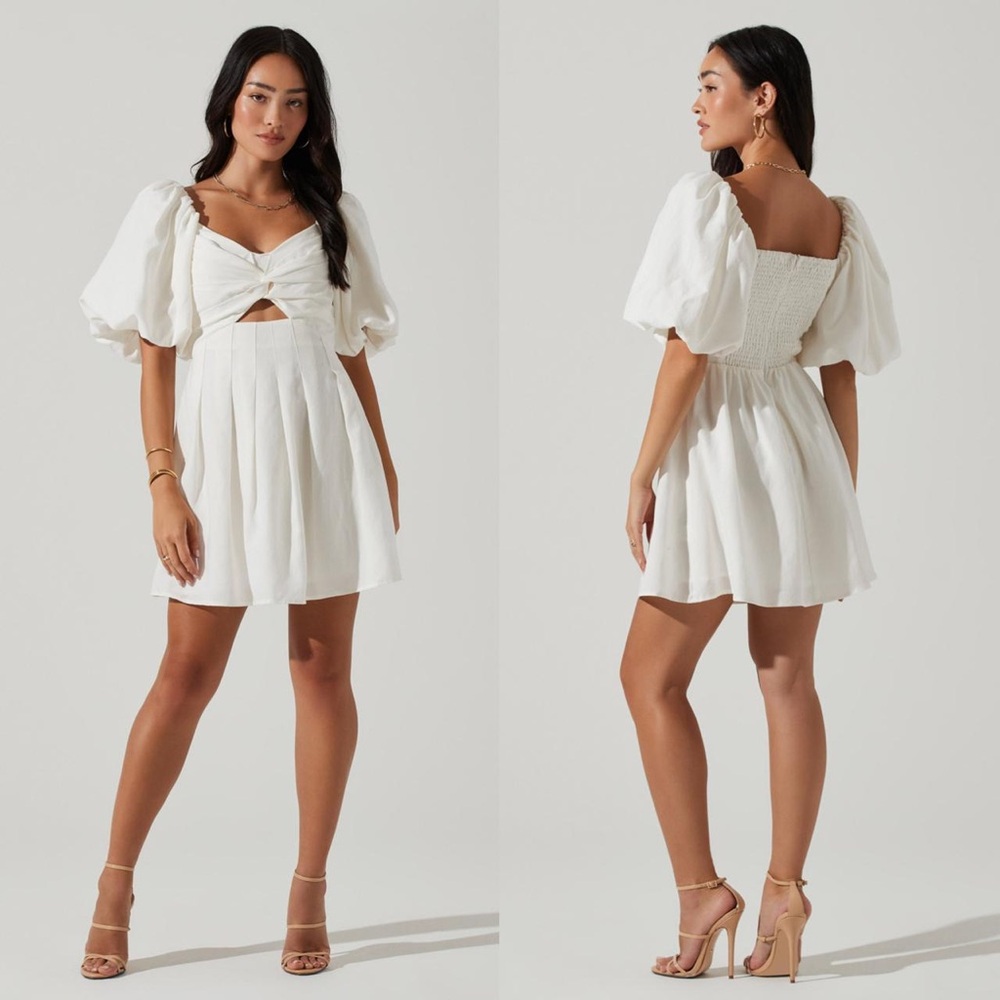ASTR The Label Serilda puff sleeve dress
